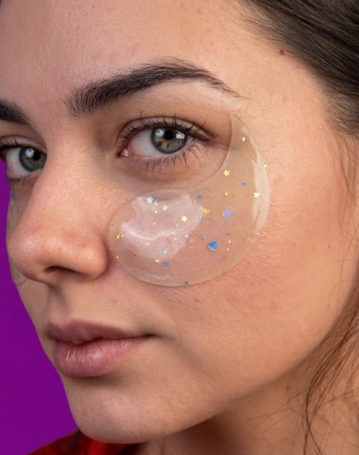Máscara Hidratante para Olhos Glitter Eye Mask - Ushas