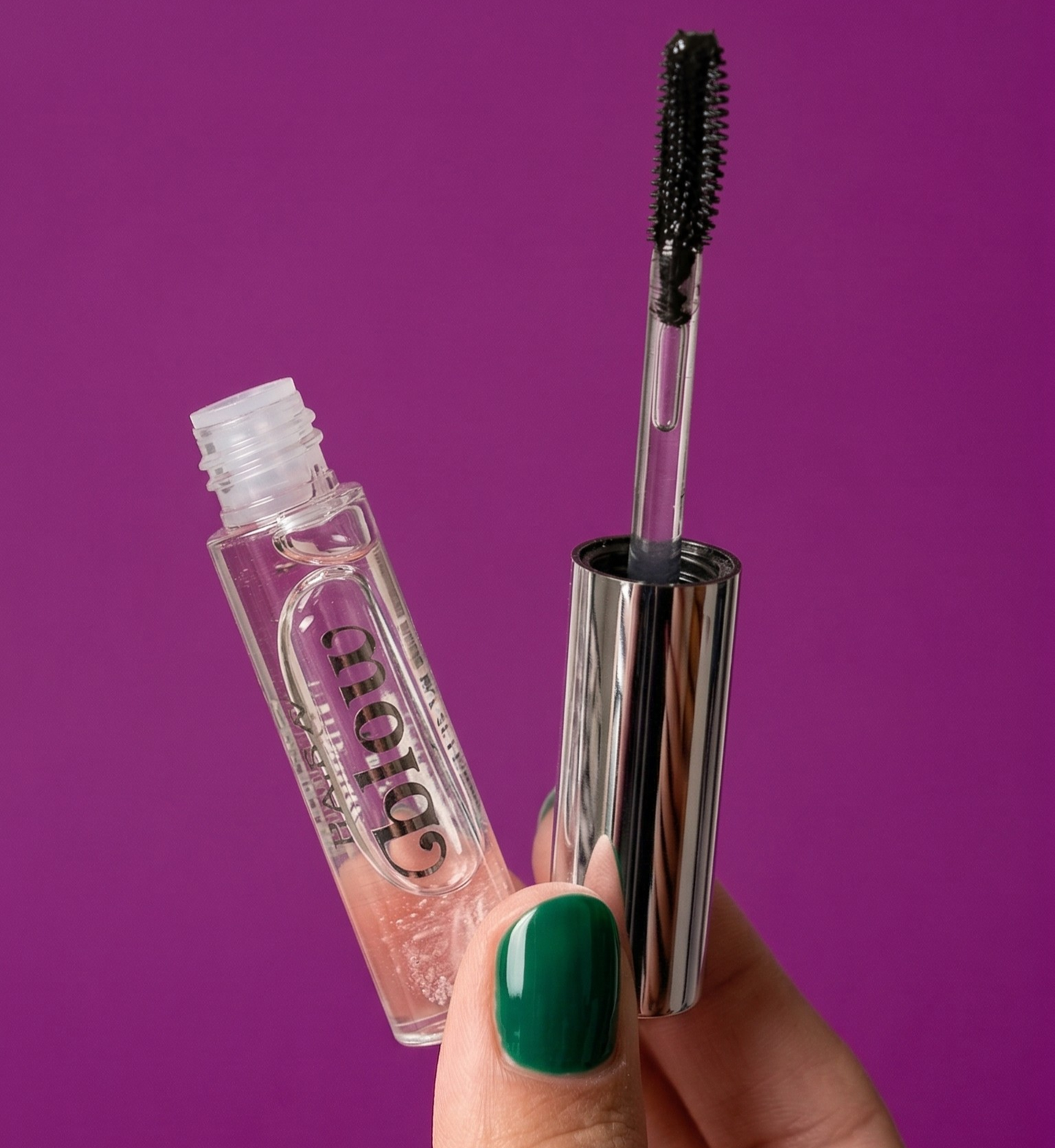 Kit Olhar It Girl - Cera de Sobrancelha + Gel Fixador + Máscara de Cílios - Ruby Rose